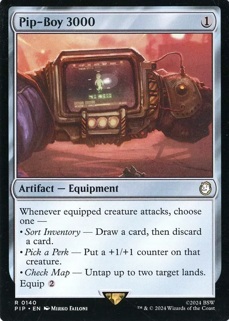 MTG ピップボーイ3000 Fallout 日 4枚セット ピップボーイ3000 (Pip-Boy 3000) · Fallout (PIP) #140