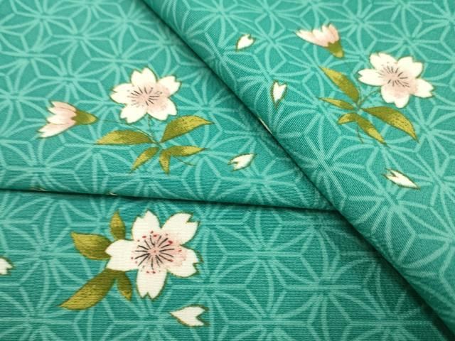 平和屋着物▽小紋 単衣 草花文 洗える着物 AAAU8579fy