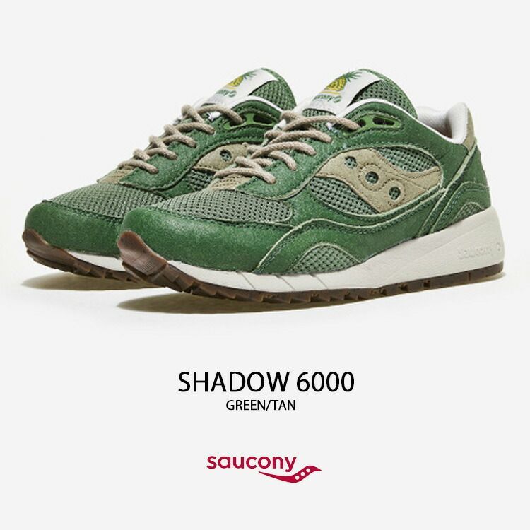 新品/未使用】Saucony SAHDOW 6000 GREEN TAN サッカニー