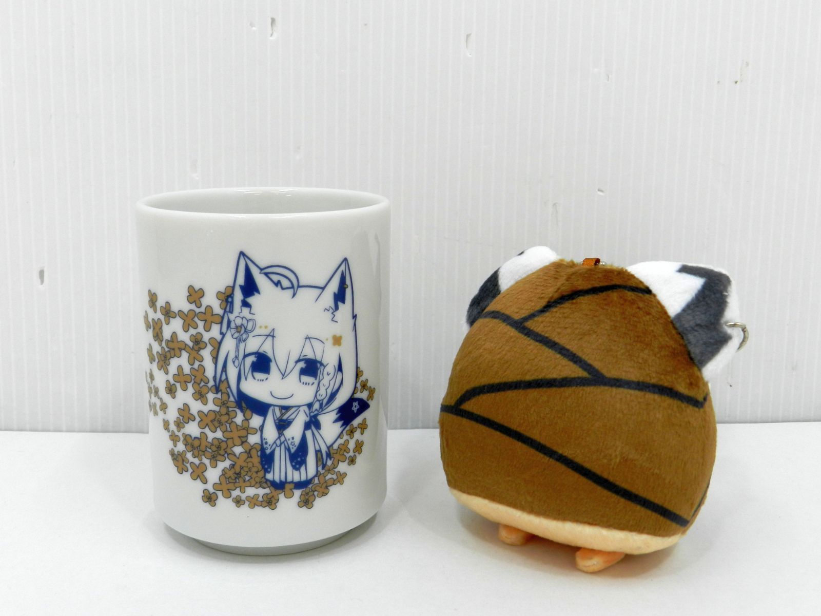 白上フブキ 2020年生誕祭グッズ おるやんけぬいぐるみ 湯呑み 白上フブキ