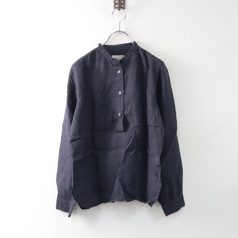 【新品】MARGARET HOWELL 2024春夏　 リネン長袖シャツ 新品】MARGARET HOWELL 2024春夏 リネン長袖シャツ