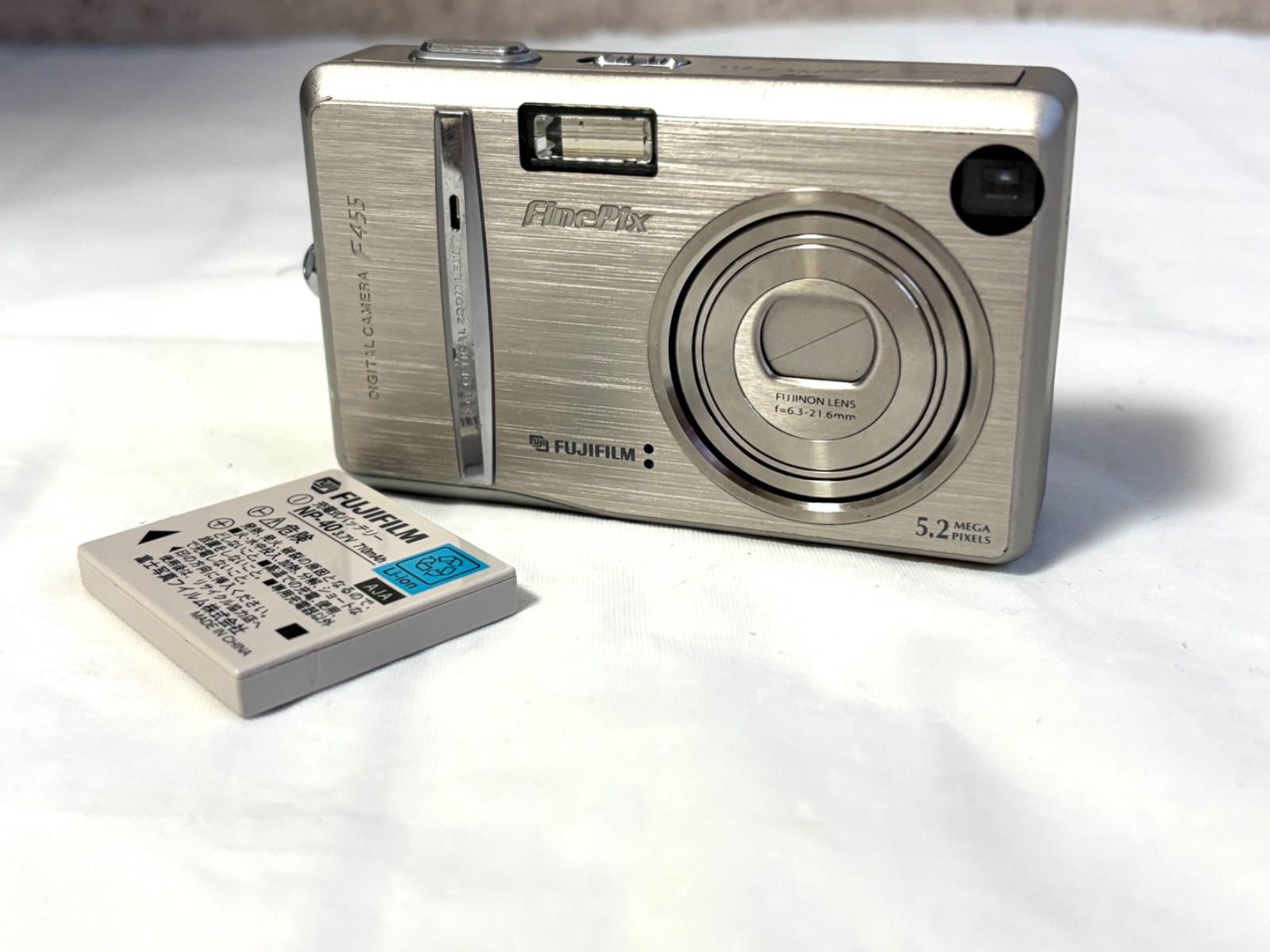動作確認済 FUJIFILM フジフイルム FinePixF455 シルバー