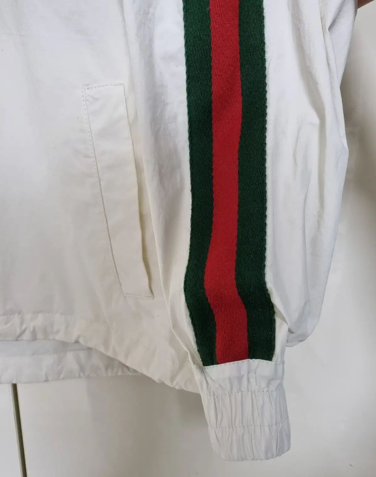 百貨店 グッチ トレーナー ナイロン アノラック ハーフジップ フード ジャケット 48サイズ KANDAIZUMI_COM