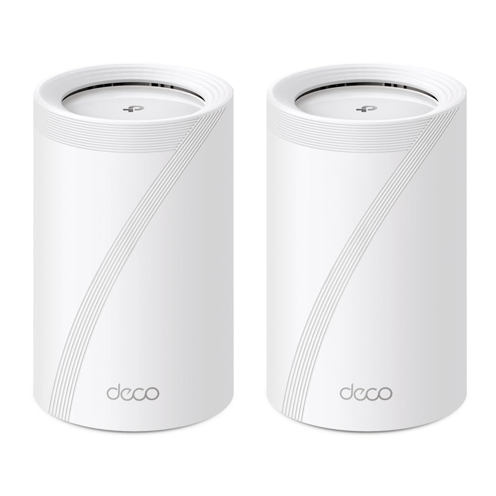 TP-Link WiFi 7 ルーター メッシュ WiFi システム トライバンド 5760 Mbps (6GHz) + 2880 Mbps (5GHz) + 574Mbps (2.4GHz) 2.5Gbps イーサネットポートx1 シームレスAIメッシュ  