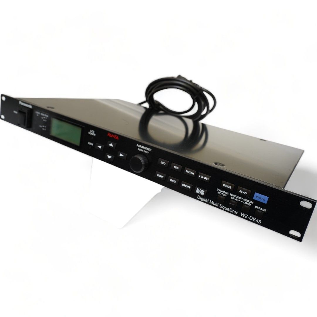 【動作確認済】　 Panasonic パナソニック RAMSA ラムサ Digital Multi Equalizer イコライザー WZ-DE45