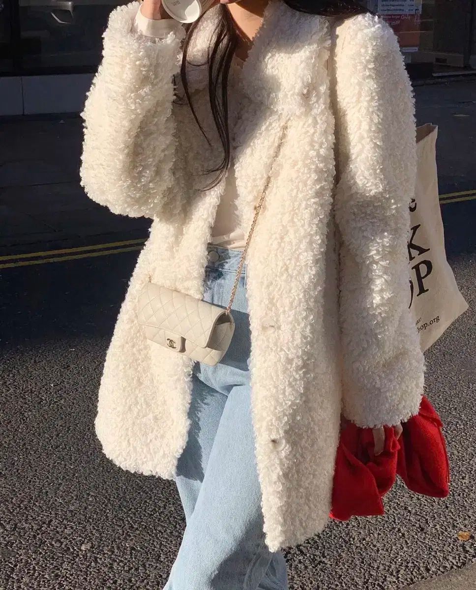 The wish テディ シアリング ファージャケット