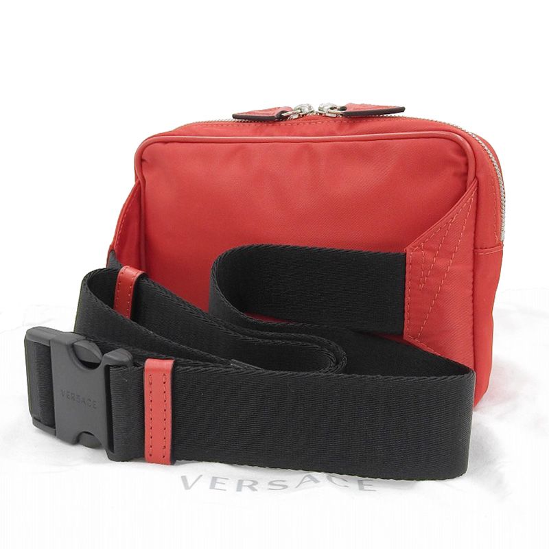 ヴェルサーチ VERSACE ボディバッグ ウエストポーチ ベルト