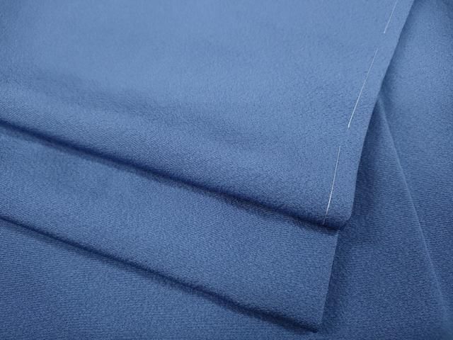 平和屋着物●上質な色無地 青藤色 胴抜き仕立て 正絹 ♥ CAAZ2599ut