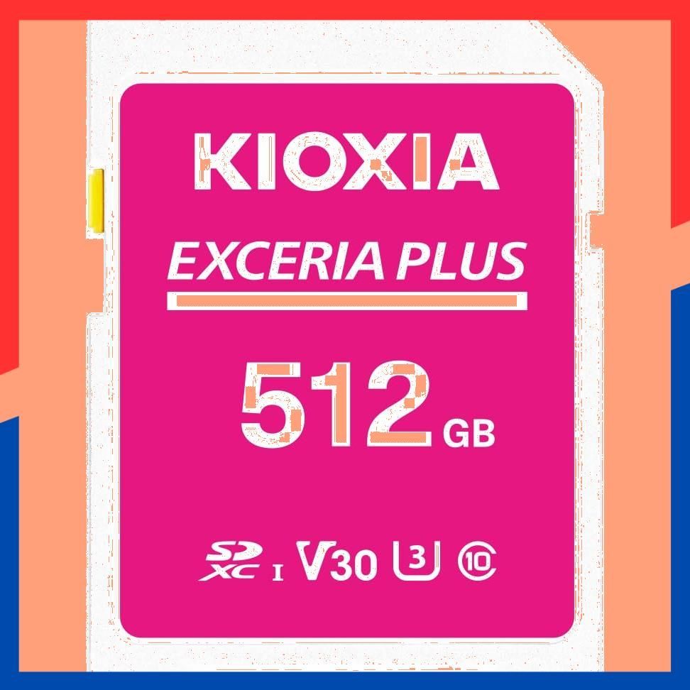 即日発送 KLNPAE512G メーカー5年 サポート正規品 4K対応 最大書込85MB|s 最大読出速度100MB|s SDXC Class10 V30 U3 UHS-I PLUS EXCERIA 512GB KIOXIA キオクシア 日本製 SDカ