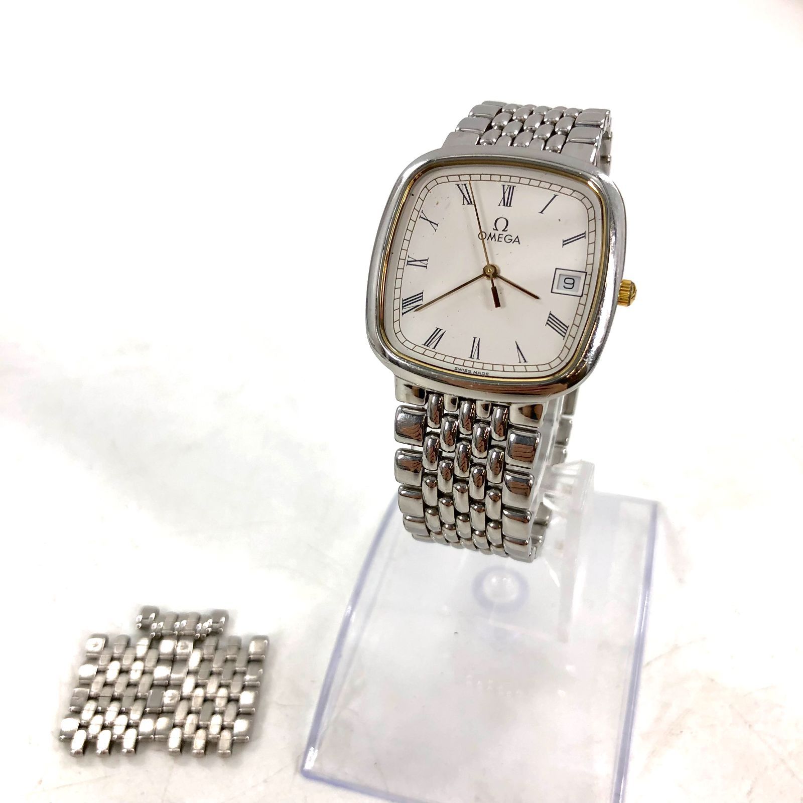 T*5様 OMEGA DeVille オメガ　デヴィル　デビル　クオーツ　稼働品 OMEGA】オメガ デビル/デヴィル 腕時計 クオーツ – NISHIKINO