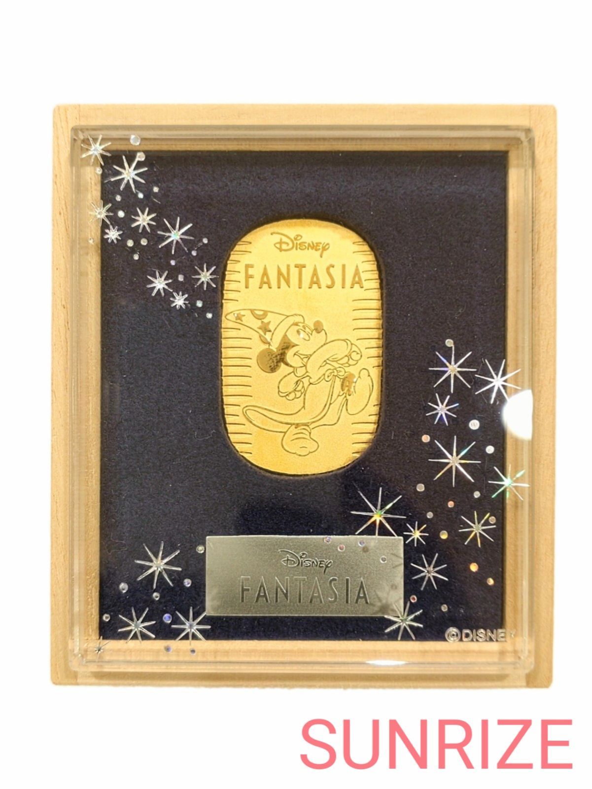 K24 ディズニー FANTASIA ファンタジア 85周年 ミッキー 純金小判 S699