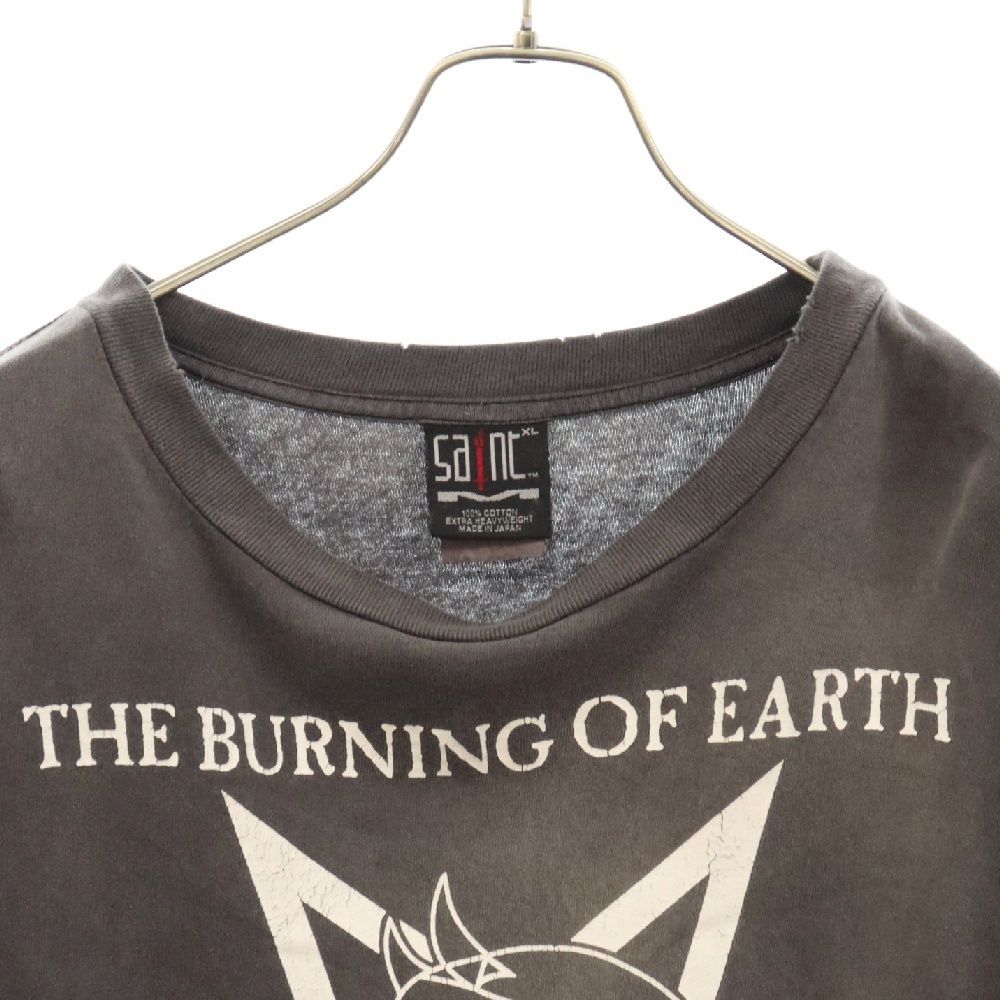 SAINT MICHAEL (セントマイケル) LS TEE BURN OF EARTH フロント