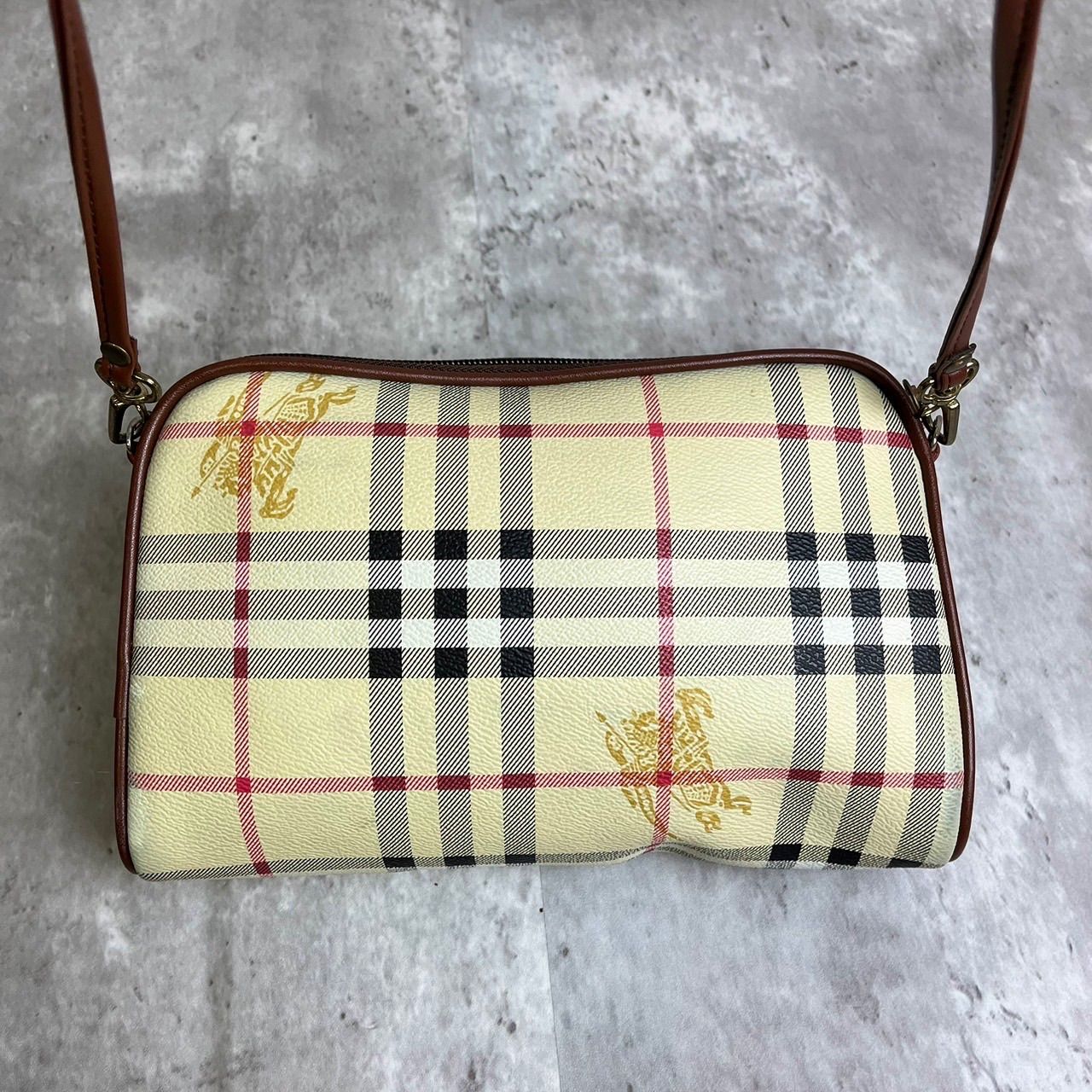 ✨良品✨ BURBERRY バーバリー ショルダーバッグ トートバッグ ノバ  