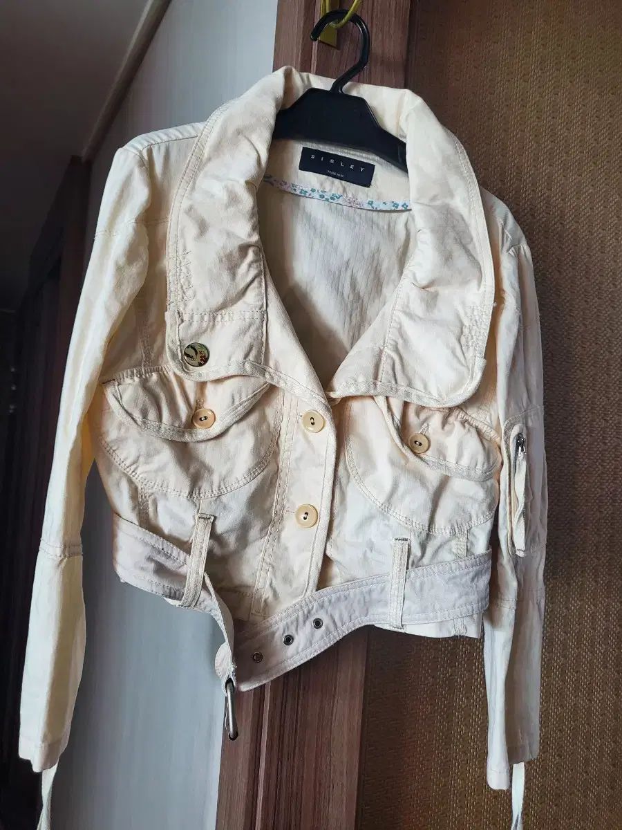 SISLEY シスレー コットン ショートジャケット