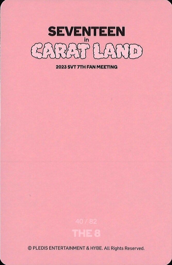 seventeen 2023 carat land 新品未開封 Caratland 2023 ケレン デジタルコード 新品未開封 Weverse予約