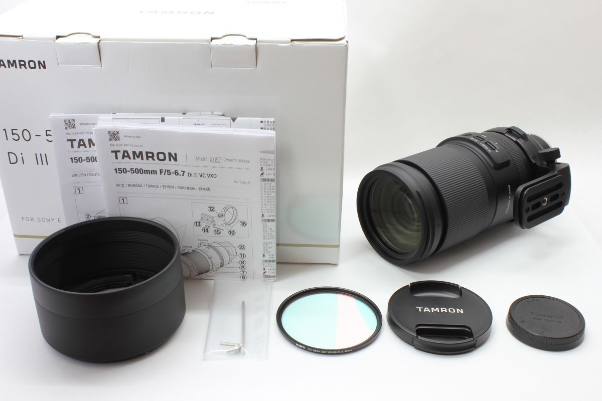 ほぼ新品　タムロン150-500mm F/5-6.7Di III VC VXD 150-500mm F/5-6.7 Di III VC VXD (Model A057) | Lenses | TAMRON