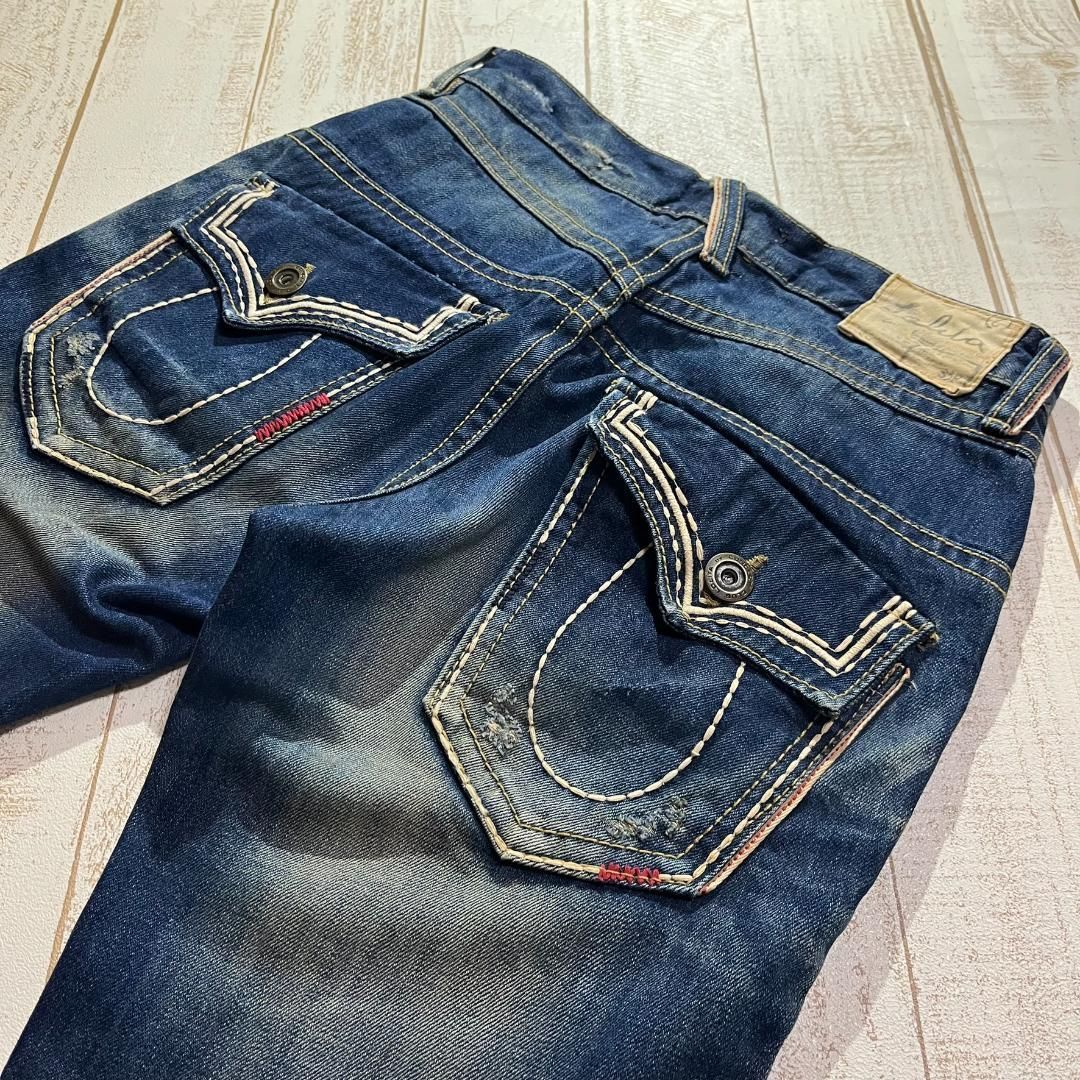 lolita jeans◇スカル◇刺繍◇ヴィンテージ加工 | prezentdla8latki.pl