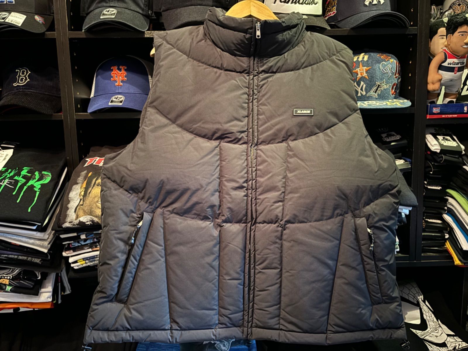 XLARGE PANELED DOWN VEST BLACK Lサイズ - メルカリ