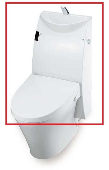 LIXIL アステオ 一体型シャワートイレ用タンク DT385J BW1 ピュアホワイト