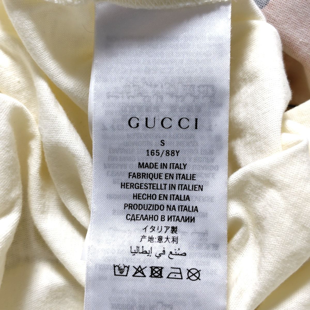 GUCCI(グッチ) 半袖Tシャツ サイズS レディース - 492347 アイボリー  