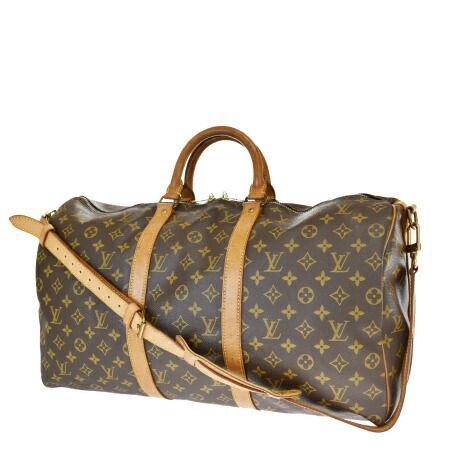 【中古】 ルイヴィトン LOUIS VUITTON キーポル バンドリエール 50 ボストンバッグ ハンド ショルダー 2WAY モノグラム M41416 17BS734