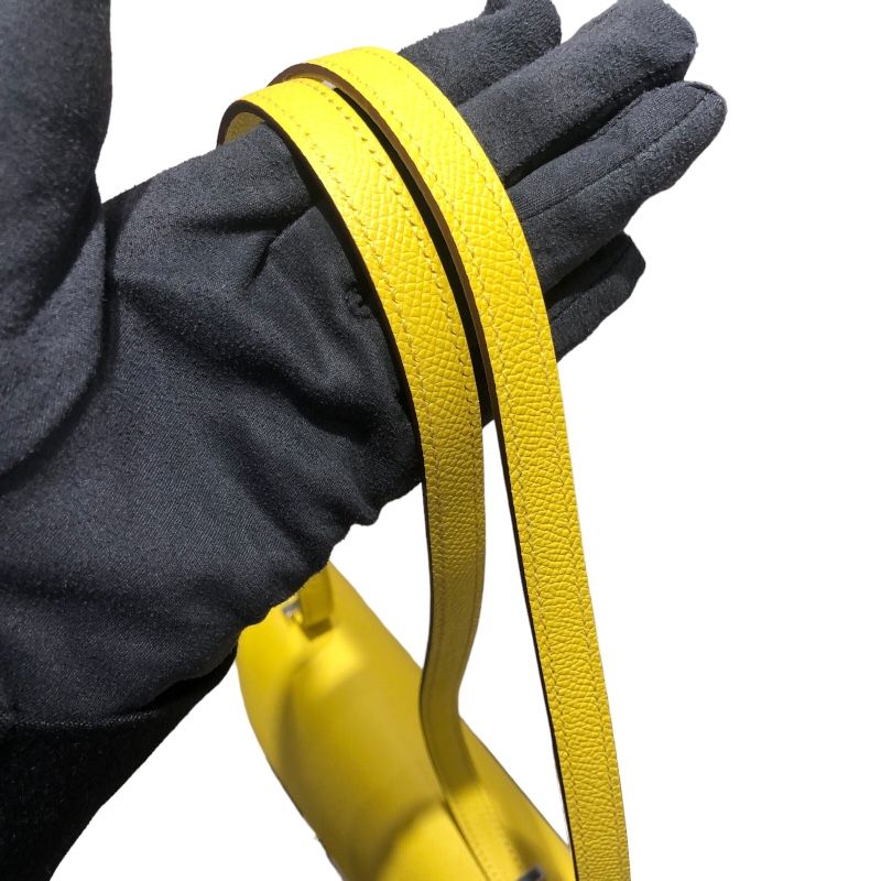 エルメス HERMES コンスタンス3ミニ W刻 ジョーヌナプル SV金具  