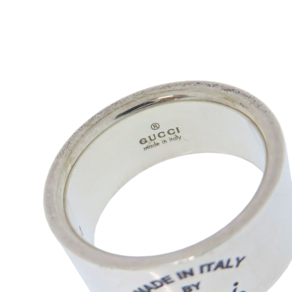 GUCCI グッチ ロゴ 17 リング 指輪 SV レディース FORTGASGNV_COM_BR