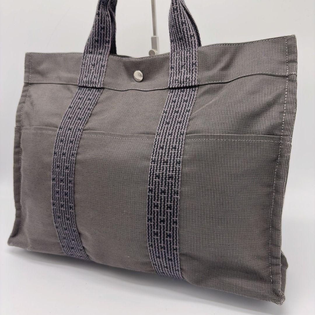 HERMES エルメス MM エールライン トートバッグ キャンバス A4収納 HERMES エルメス Hermes エールラインMM キャンバス バッグ