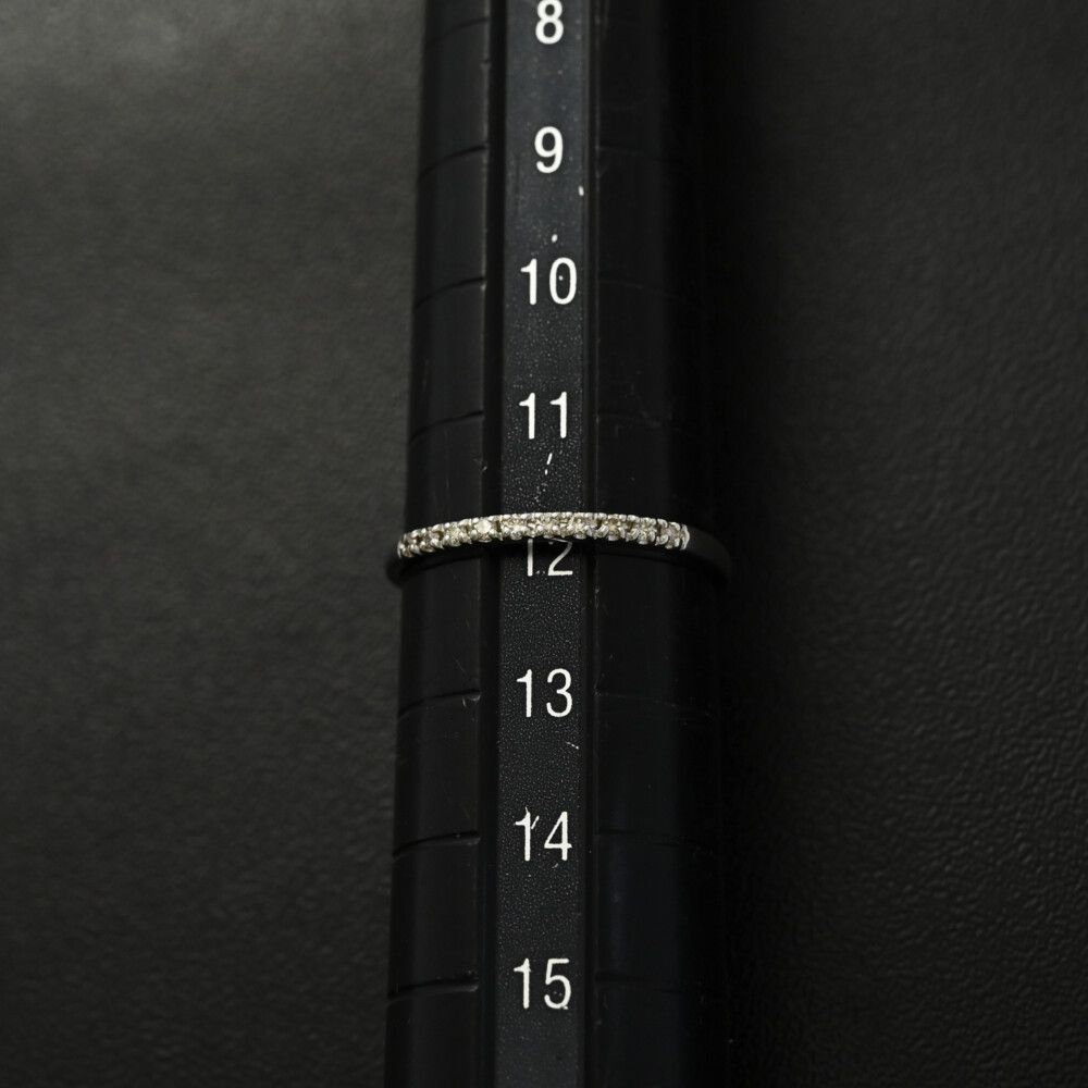 ハーフエタニティ 0.07ct/ハーフエタニティセッティング・ブラウンダイヤモンド リング