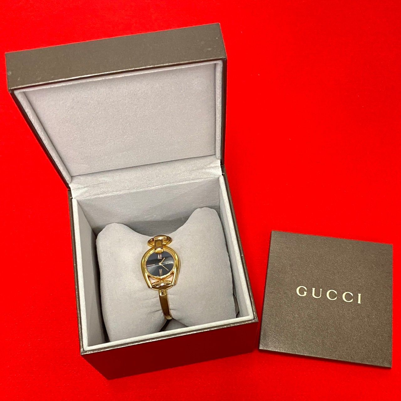 ＵＳＥＤ GUCCI グッチ ホースビット バングル 腕時計 ゴールド GUCCI/グッチ】 139.5 ホースビット バングルタイプ 腕時計