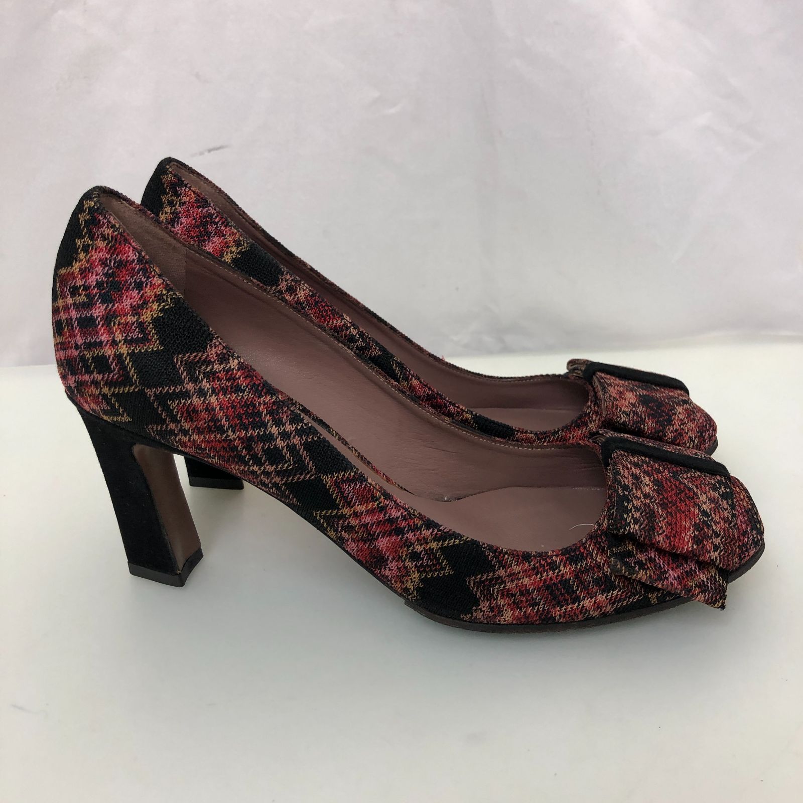 【最大80％OFF！】 MISSONI ミッソーニ ハイヒール パンプス レッド系 SGKY10-8495 【お中元ギフト】