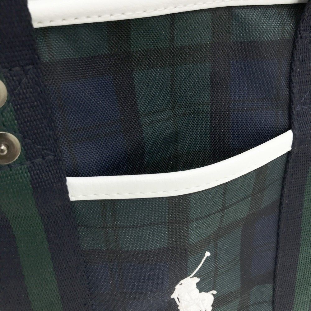 POLOGOLF ラルフローレン ポロゴルフ  2WAY ボストンバッグ チェック柄 カーキ系  [240101498412] ゴルフウェア ストスト POLOGOLF ラルフローレン ポロゴルフ 2WAY ボストンバッグ