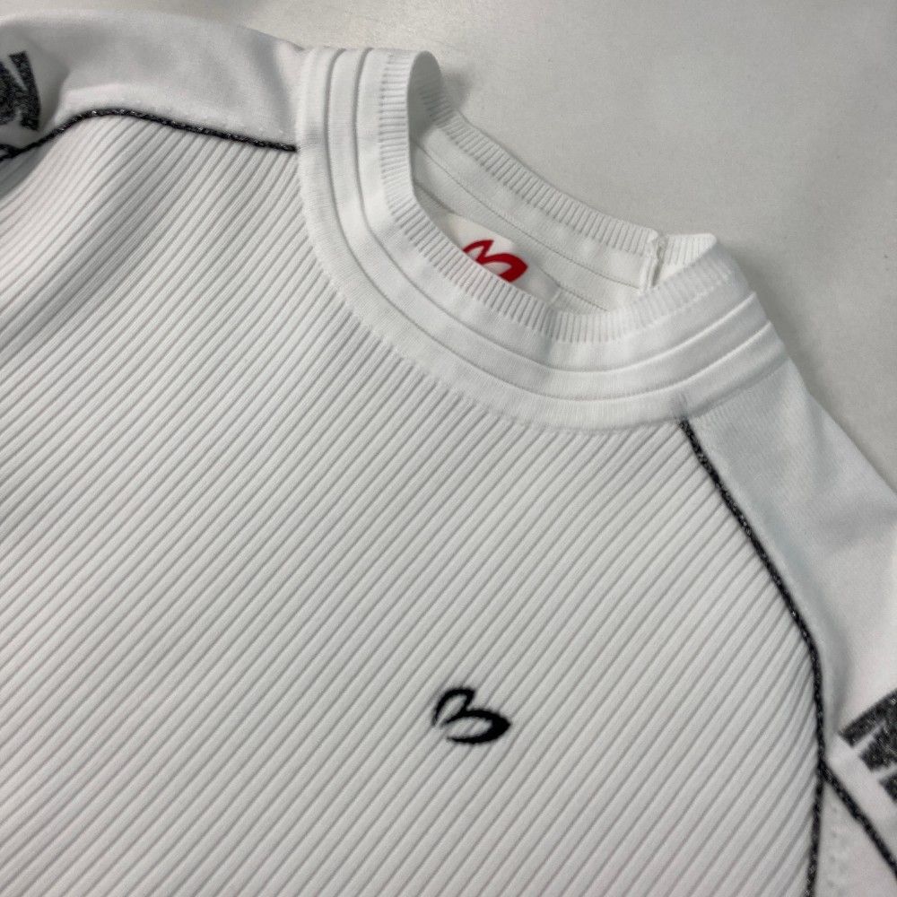 マスターバニーエディション ゴルフ クルーネックニット アイボリー