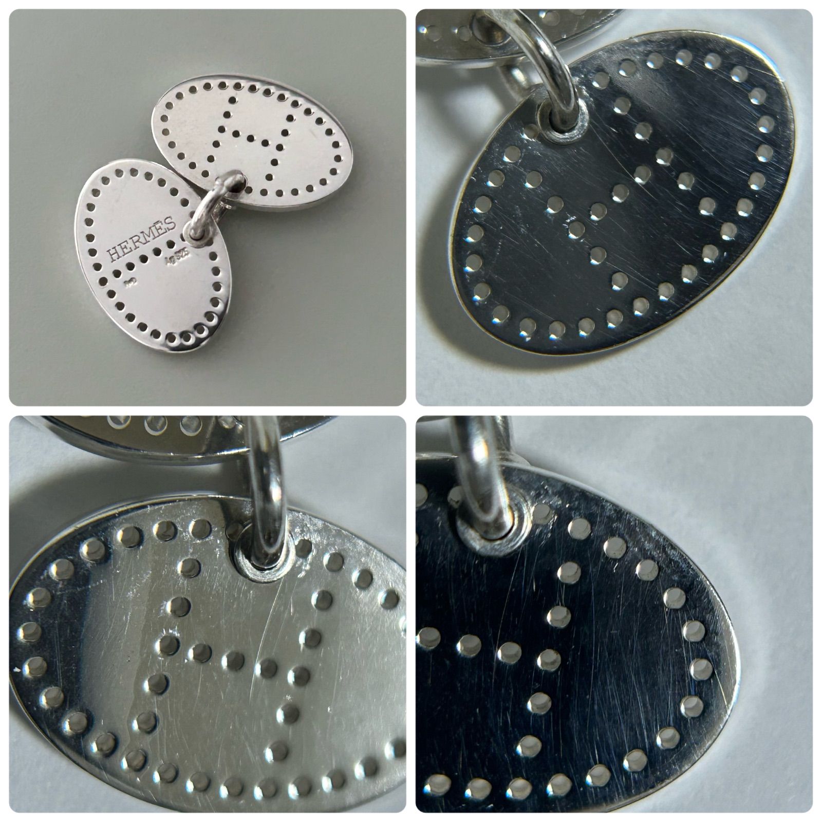 使用感有】 エルメス エクリプス エブリン Sterling Silver 925