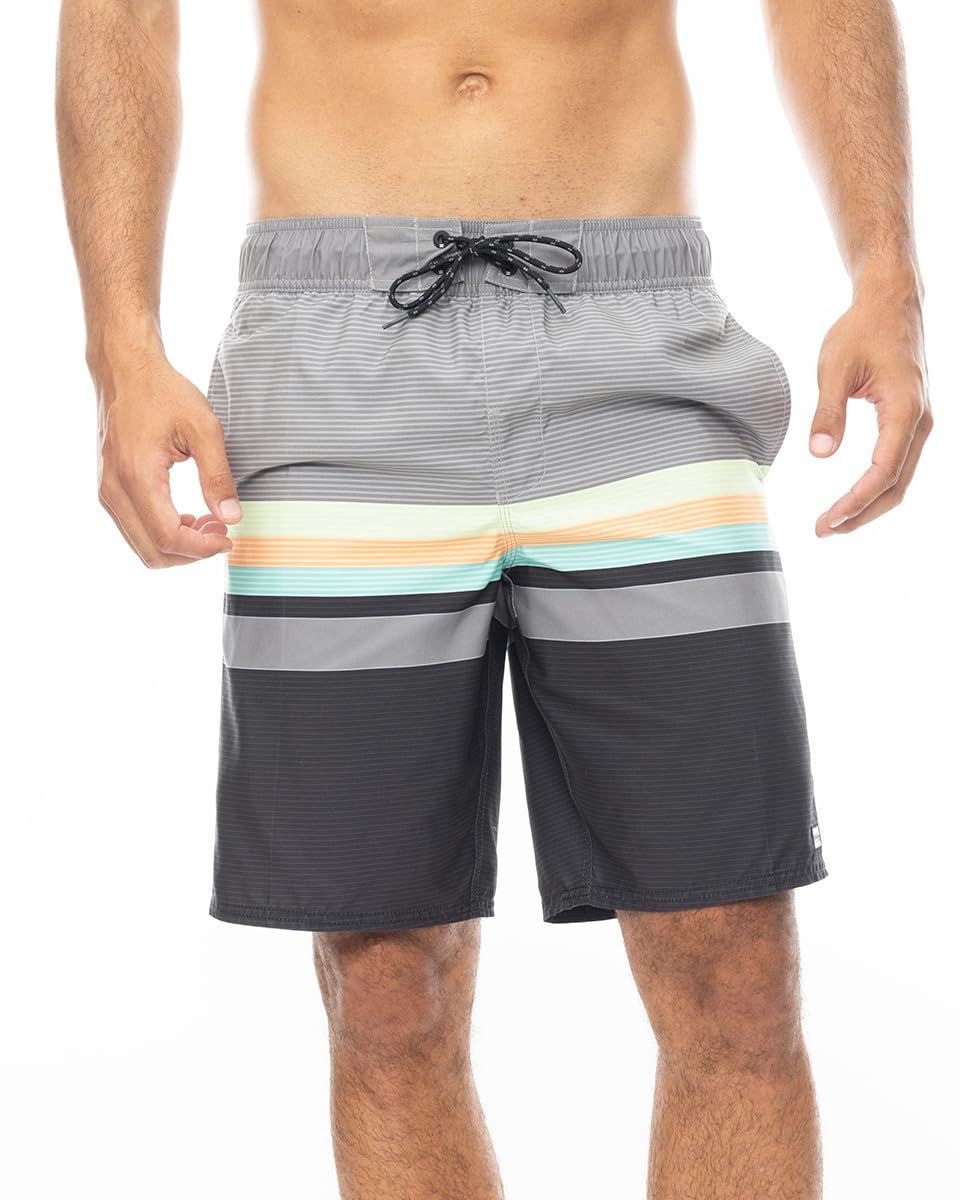 L_GRA [ビラボン] スイムショーツ ALLDAY STRIPE TRUNKS メンズ GRA