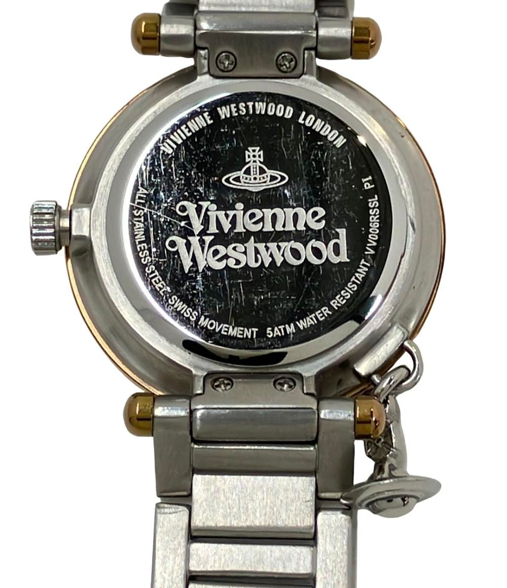 稼動 美品 ヴィヴィアンウエストウッド VV006RSSL シルバー文字盤 QZ ヴィヴィアンウエストウッド 腕時計 VV006RSSL クオーツ