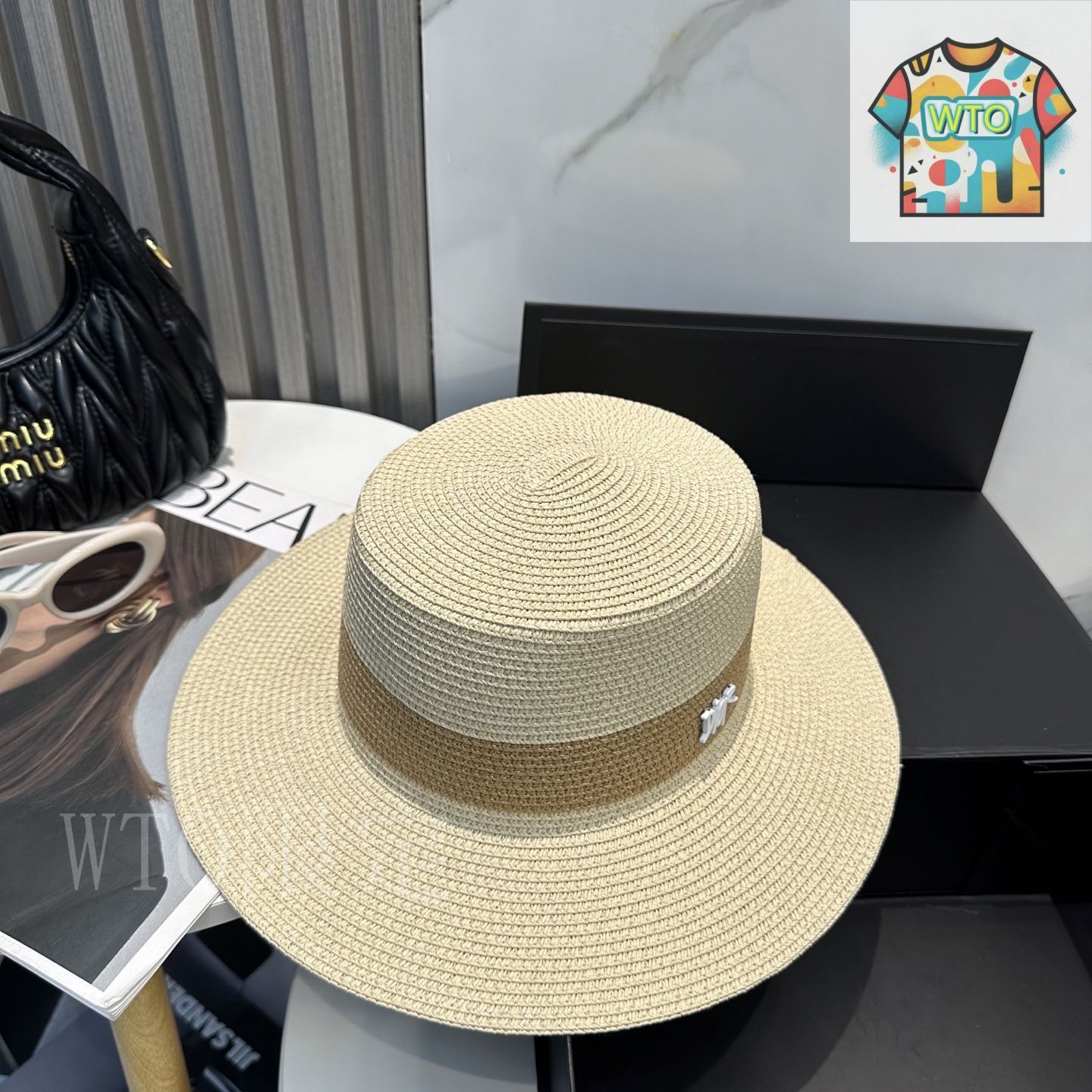 Dior【匿名配送】　ストローハット　激レア　入手困難　サイズ56 dior ディオール ハット 麦わら帽子 ストローハット - メルカリ