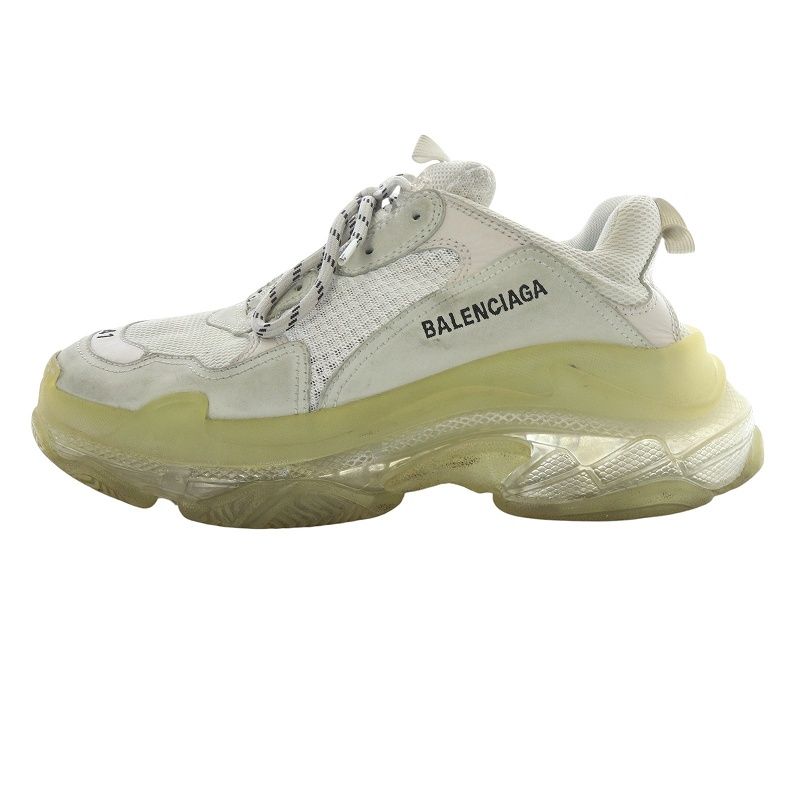 バレンシアガ BALENCIAGA Triple S スニーカー 27cm ライトグレー 541624