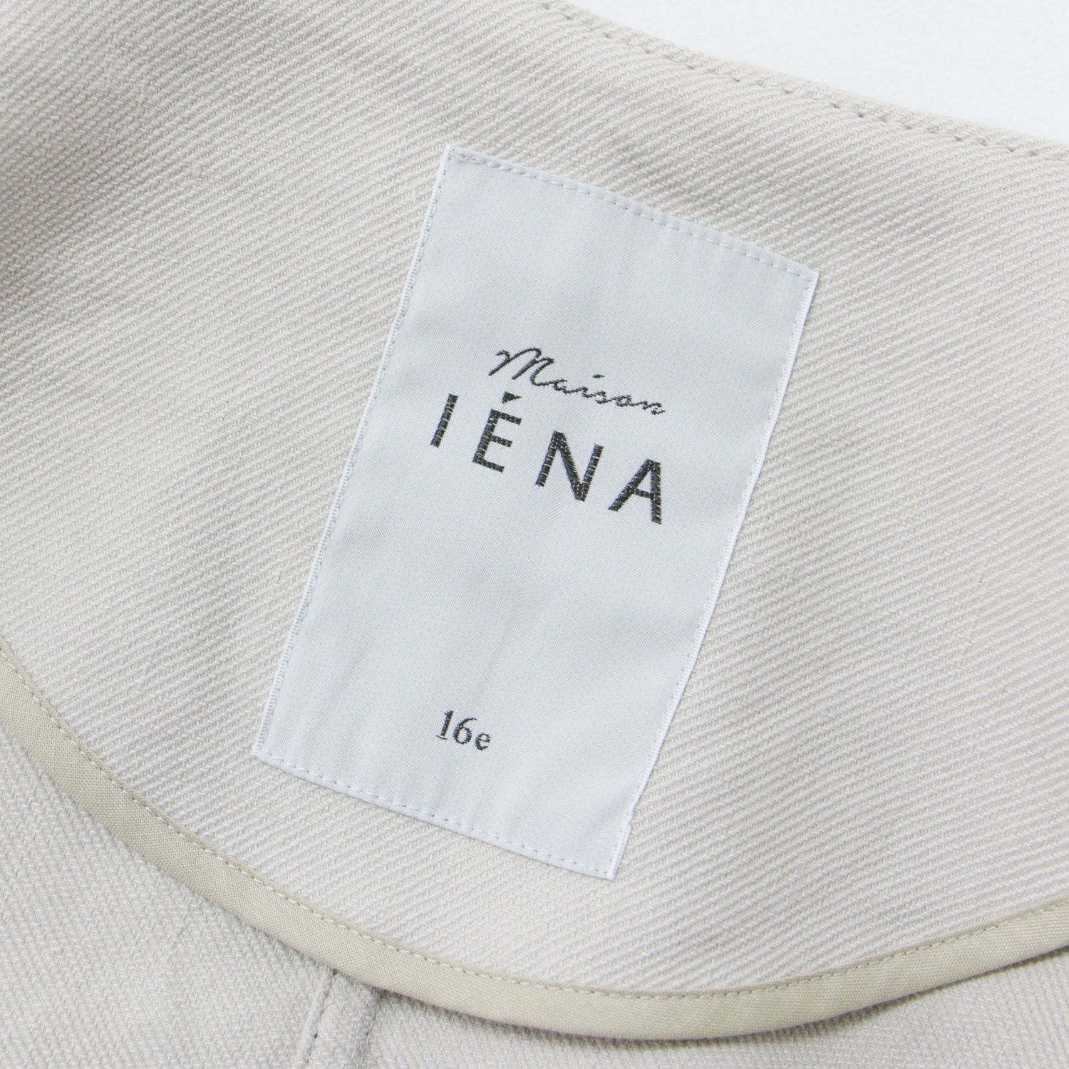 IENA イエナ maison ジャケット アウター ベージュ 38(M) ノーカラー 5