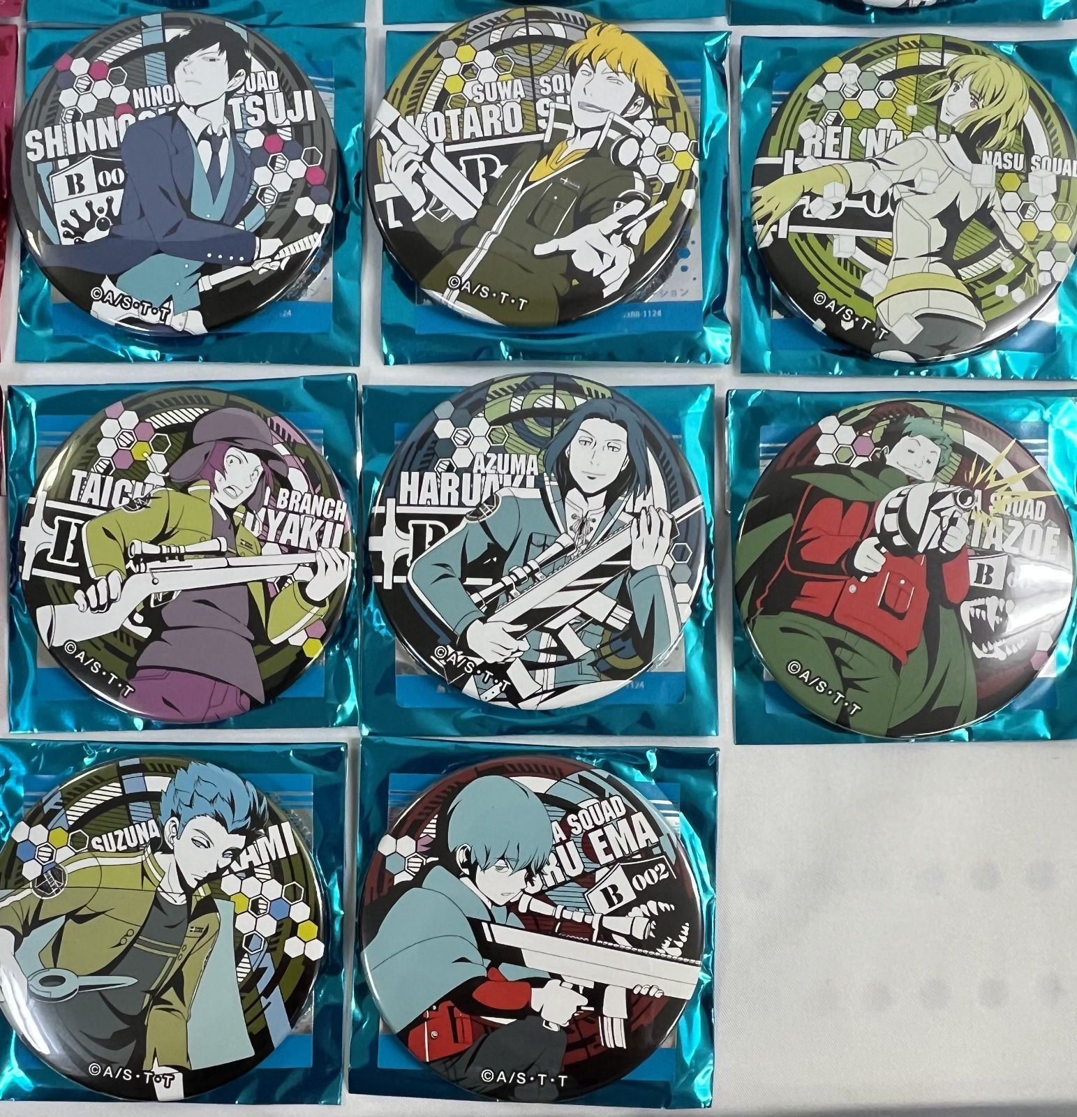 ワールドトリガー どデカ缶バッジ A級 まとめ売り コレクション ドでか