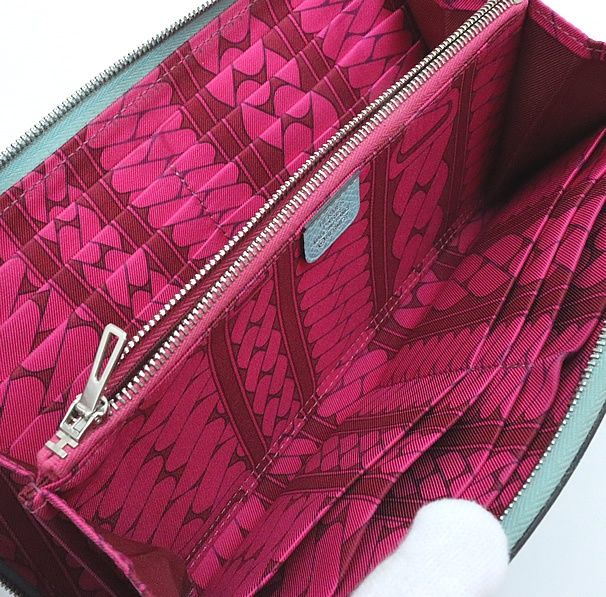 広尾店】HERMES エルメス アザップロング シルクイン ブルーアトール  