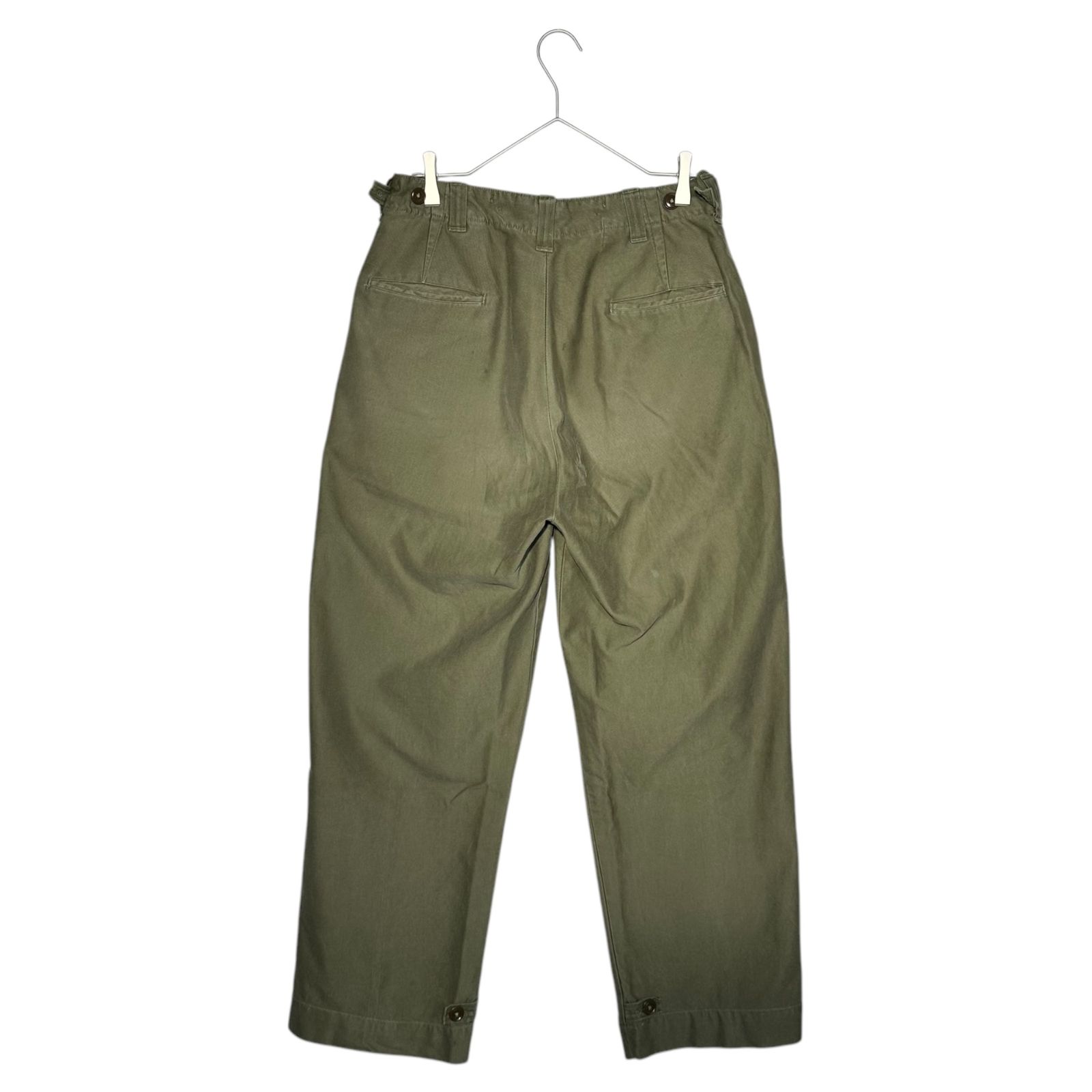 US ARMY(アメリカ軍) 40's M-43 TROUSERS， FIELD， COTTON， O. D.