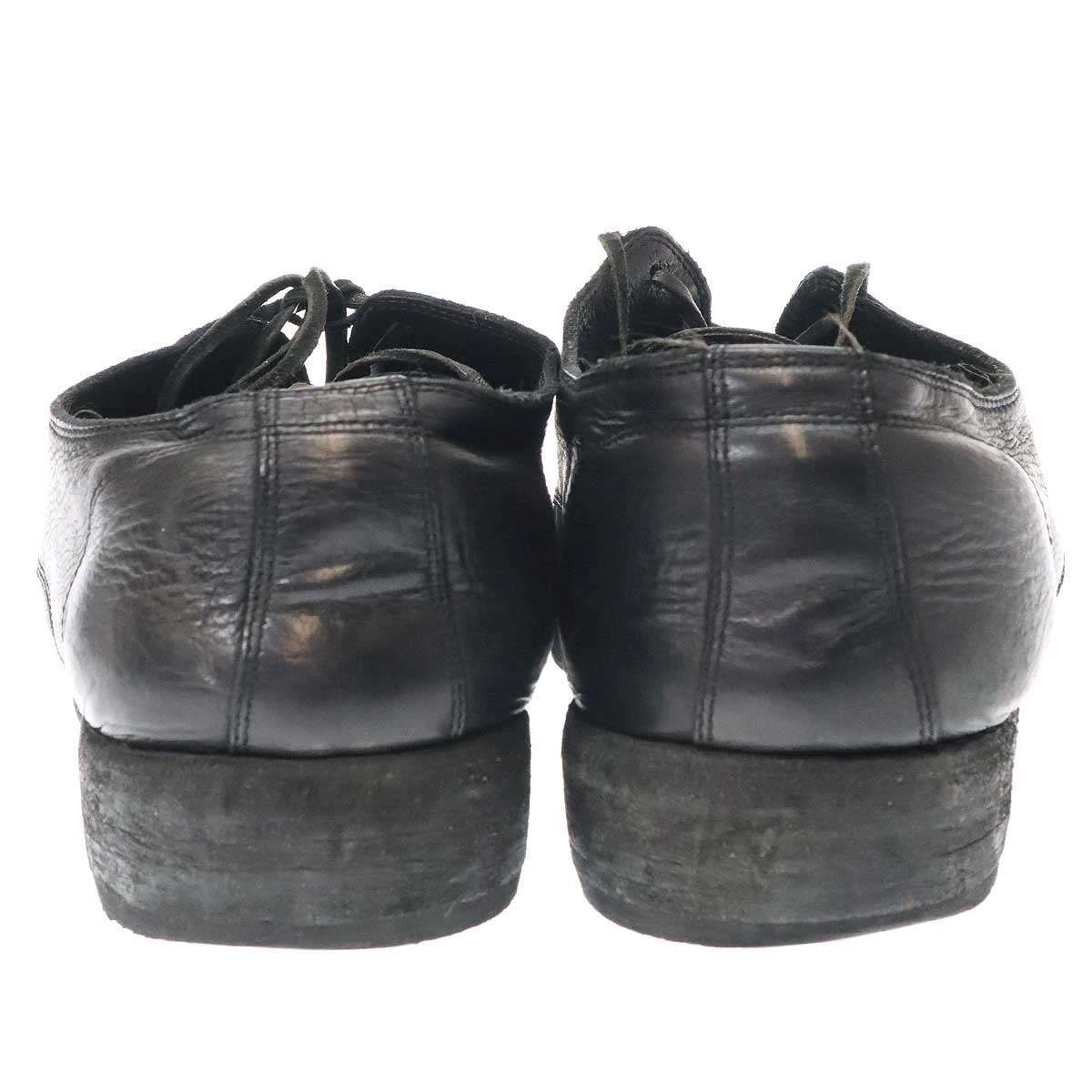 GUIDI グイディ 992 クラシックダービーシューズ ブラック サイズ43 GUIDI グイディ CASSIC DERBY 992 クラシックダービーシューズ
