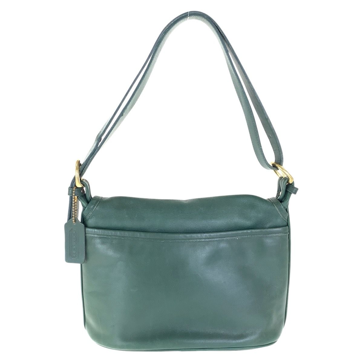 COACH コーチ オールドコーチ グリーン ゴールド金具 レザー A6C-4150 