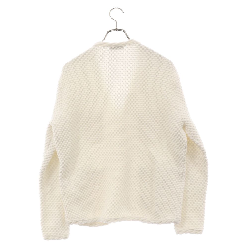 DRAWER (ドゥロワー) 23SS コットンニットノーカラージャケット  