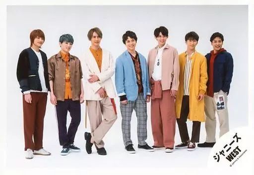 中古】生写真(ジャニーズ) ジャニーズWEST/集合(7人)/横型・全身・衣装