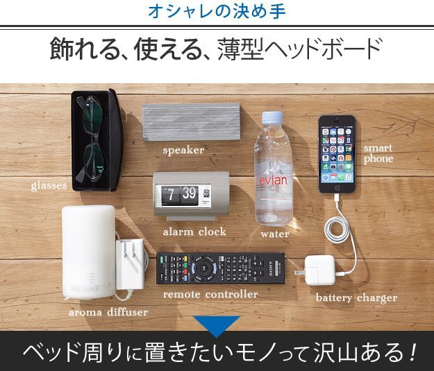 フロアベッド ベッド下収納 セット ベッド 〔アレン〕 セミダブル