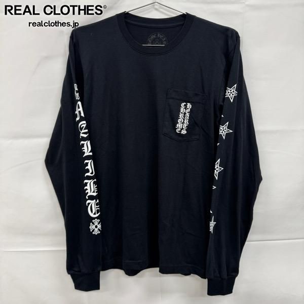 クロムハーツCH PLUS L/S TEE CHプラスサークルロゴ長袖Tシャツ CHROME HEARTS(クロムハーツ) CH PLUS L/S Tee CHサークルロゴ バック