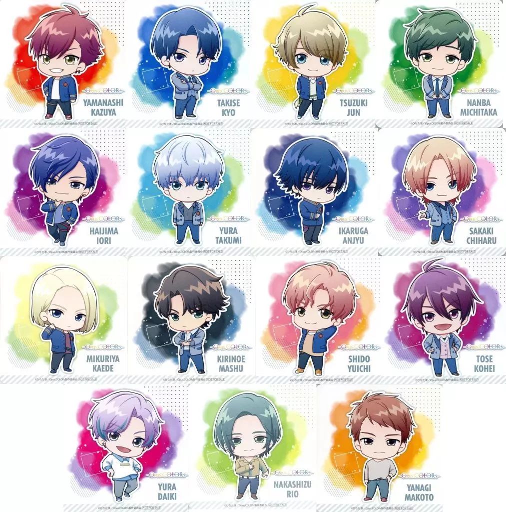 コースター 全15種セット コースター Opus.COLORs GiGO 付きドリンク注文特典