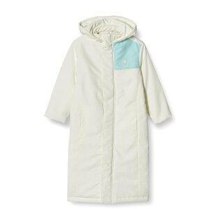 ジュニアサイズ 120cmのみ le coq sportif ルコック ガールズ キッズ ジュニア 撥水 中綿コート 中綿ロングコート ベンチコート 女の子 子供服 小学生 ジュニアコート アイボリー QMJSJK01-IVO-120